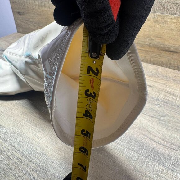 Steve Madden Victory Bone Thigh High Stiletto Heel Boots Women's Size 7 - Picture 5 of 7